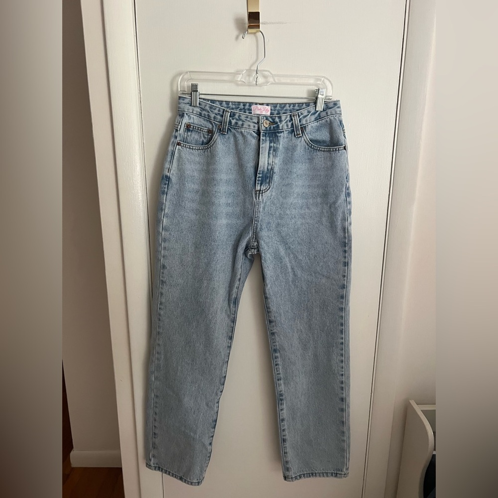 Pink Lily Mom Jeans